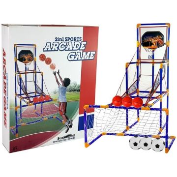 Basketbola Un Futbola Komplekts Ar Bumbām (LN9188)