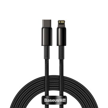 Baseus USB Type C cable - Lightning Fast Charging Power Delivery 20 W 2 m black (CATLWJ-A01)