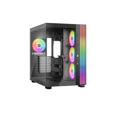 be quiet! Light Base 600 LX Midi-Tower, Tempered Glass, ARGB - Black (BGW67)