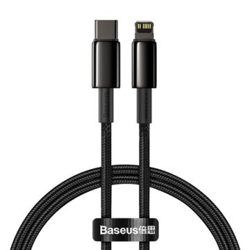 Baseus Tungsten Gold Cable Type-C to Lightning PD 20W 1m Black (CATLWJ-01)