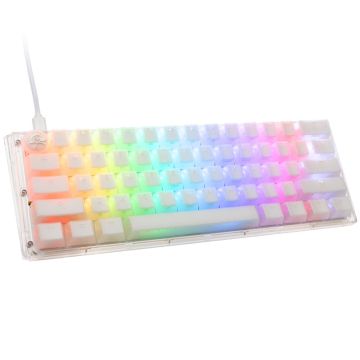 Ducky One 3 Aura White Mini Keyboard Keyboard, RGB LED - MX-Brown (US) (DKON2161ST-BUSPDAWWWWC1)