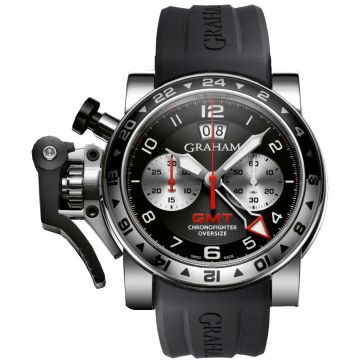 Graham Chronofighter Oversize GMT Steel  Men's Watch 2OVGS.B39A.K10S