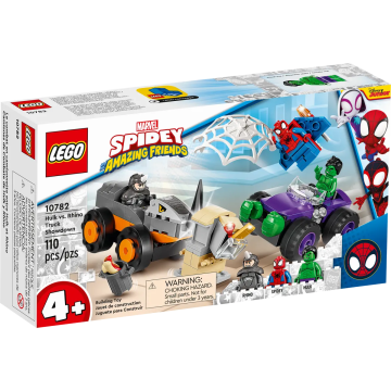 LEGO Spider-Man Hulk vs. Rhino Truck Showdown (10782)