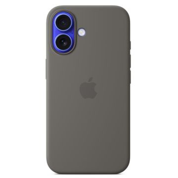 Apple iPhone 16 Silicone Case with MagSafe Stone Gray MYY33
