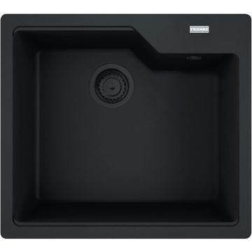 Franke Urban UBG 610-56 56x50cm PopUp Matēts Melns ar Melnu Ventili 114.0682.738 (114.0682.738)
