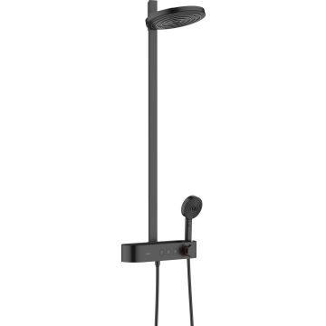 Hansgrohe Pulsify S Showerpipe 260 2jet with ShowerTablet Select 400 Dušas Sistēma Matēts Melns (24240670)