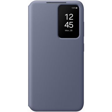 Samsung Smart View Wallet Case with Flap for Samsung Galaxy S24+ - Purple (EF-ZS926CVEGWW)