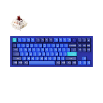 Keychron Q3 80% Navy Blue (ANSI, RGB, Hot-Swap, Gateron G Pro Brown Switch)