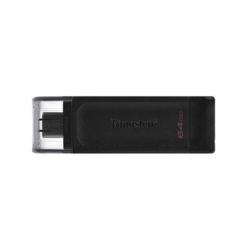 Kingston Technology DataTraveler 70 USB flash drive 64 GB USB Type-C 3.2 Gen 1 (3.1 Gen 1) Black