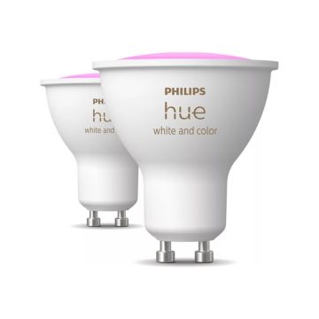 Philips Hue White and Color Ambiance GU10 4.2 W Warm to cool white light