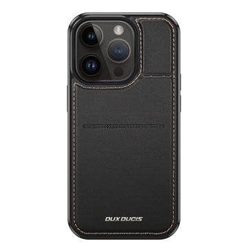 Dux Ducis 3in1 Wallet Case with Stand for iPhone 15 Pro Max MagSafe RFID Blocker Rafi Mag - Black (6934913024409)