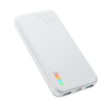 Joyroom power bank 10000mAh Dazzling Series 22.5W white (QP194)