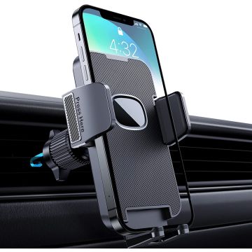 CINDRO Mobile Phone Ventilation Type Holder for Cars (Upgrade Military Class Hook Clip)