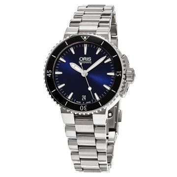 Oris Aquis Date Ladies Watch 73376524135MB
