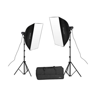 Visico VL 300PLUS II Soft Box Light Kit