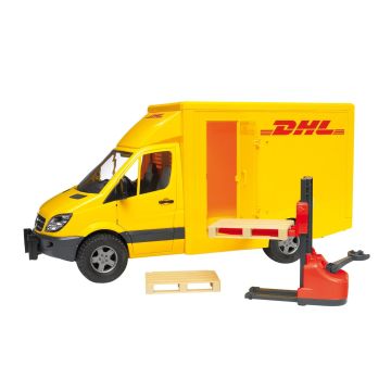 Bruder Mercedes Benz Sprinter DHL and Hand Pallet Truck (02534)