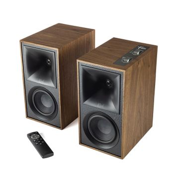 Klipsch The Fives Wireless Walnut Bookshelf Speakers (Pair / Set of 2)