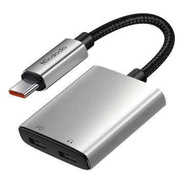Mcdodo CA-5570 Audio Adapter 2in1 USB-C to 2x USB-C