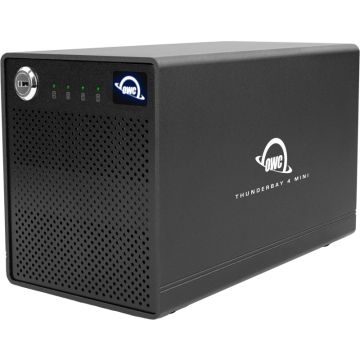 OWC ThunderBay 4 mini ProGrade 4-DriveSSD TB3 Mac/Win(2xTB3 Ports,w/Softraid RAID 0/1/4/5/1+0) 16TB OWCTB3QMSRS16TP