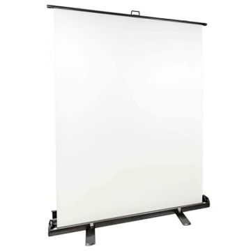 StudioKing Roll-Up Background Screen FB-150200FW 150x200cm White