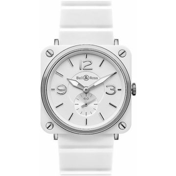 Bell & Ross Unisex Watch Model BRS-WHITECRMC-B