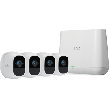 Arlo Pro 2 Smart Security System with 4 Cameras (VMS4430P)