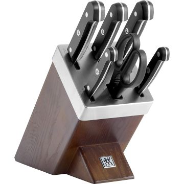 Zwilling 7 Piece Self Sharpening Knife Block Brown (1002451)