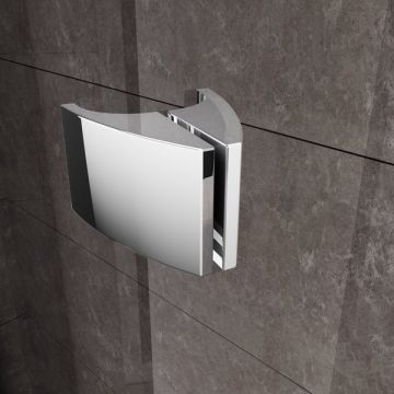 Ravak Shower Door PDOP1-80 Black+glass Transparent