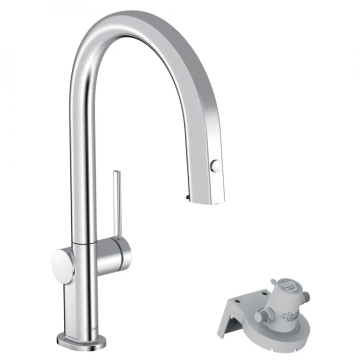 Hansgrohe Maisītājs Aqittura M91ar Filtrēšanas Sistēmu 210 un Izvelkamu Iztekut Hromēts (76826000)