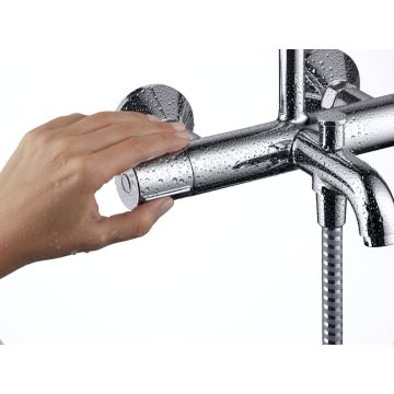 Hansgrohe Vernis Blend 200 Vannas Termostata Komplekts Hromēts (26274000)