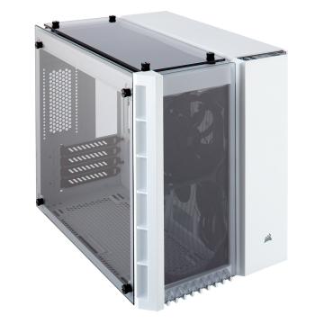 Corsair Crystal Series 280X Tempered Glass Micro ATX Case - White (‎CC-9011136-WW)