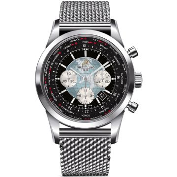 Breitling Transocean Chronograph Unitime Men's Watch AB0510U4-BB62-SS