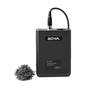 Boya BY-F8C Professional Cardioid Lavalier Video/Instrument Microphone
