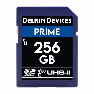 Delkin Prime SDXC 256GB Class 10 U3 V60 300/100 MB/s (DDSD19002HV)