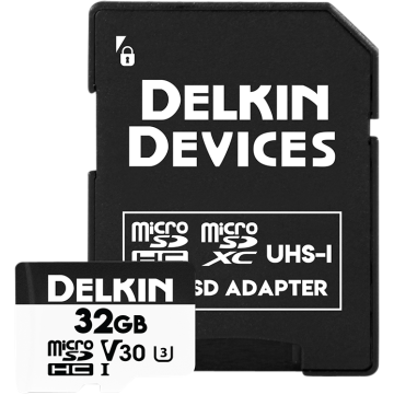 Delkin microSDHC Trail Cam Hyperspeed R100/W75 (V30) 32GB DDMSDAHS32GB