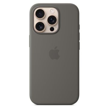Apple iPhone 16 Pro Silicone Case with MagSafe Stone Gray MYYL3