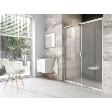 Ravak Durvis BLDP4-200 Bright Alu+Grape Stikls (0YVK0C00ZG)