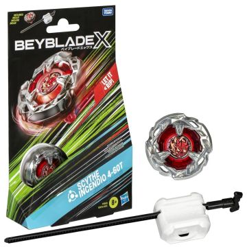 Hasbro Beyblade X Scythe Incendio 4-60T Starter Pack Set