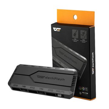 Darkflash RC2 RGB PWM + remote controller (black)