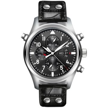 IWC Pilot's Watch Double Chronograph Men's Watch IW377801
