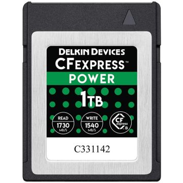 Delkin Devices 1TB CFexpress POWER R1730/W1540 Memory Card (DCFX1-1TB)