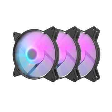 Darkflash C6, RGB, 3in1 120x120 (black)