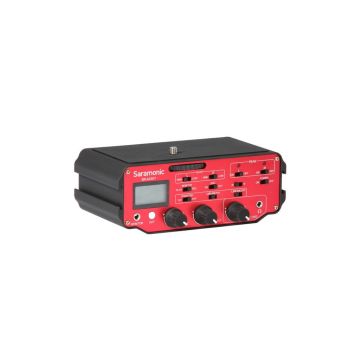 Saramonic SR-AX107 Two-Ch XLR Audio Adapter (Isolation Transformer, Preamplifiers, Phantom Power)