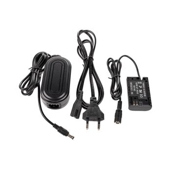 Caruba Canon LP-E6 Full Decoding Dummy Battery + AC-E6 Power Adapter