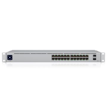 UbiQuiti UniFiSwitch 24 Rackmount Gigabit Managed Switch - 16x PoE+ (USW-24-POE)