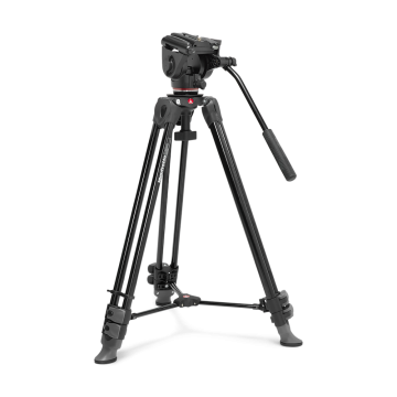 Manfrotto Video Aluminium Tripod with 500X Fluid Head (MVK500XAM)
