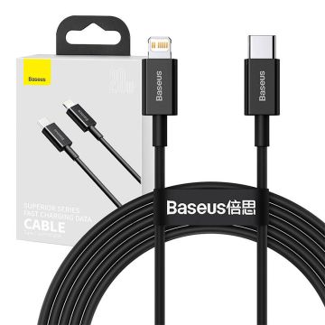 Baseus Superior Series Cable USB-C to Lightning 20W PD 2m Black (CATLYS-C01)