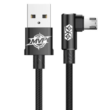 Baseus MVP Elbow Cable USB to micro USB 2A 1m Black (CAMMVP-B01)