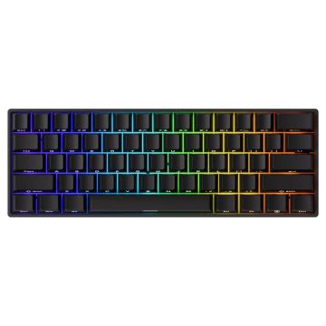 Akko MonsGeek FUN60 Max Wireless Gaming Keyboard, RGB, Glare Magnetic Switch – black, ANSI (US) (6975351386094)