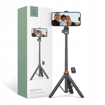 Tech-Protect Selfie Stick Tripod L03S Black